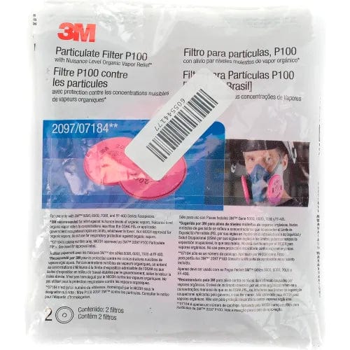 Centerline Dynamics PPE 3M™ Particulate Filter 2097/07184(AAD), P100 Respiratory Protection, 2/PK
