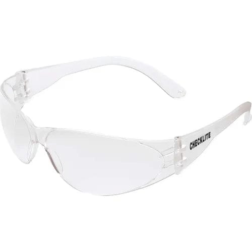 Centerline Dynamics PPE Checklite® Safety Glasses, Clear Lens, Uncoated, MCR Safety CL010 - Pkg Qty 12