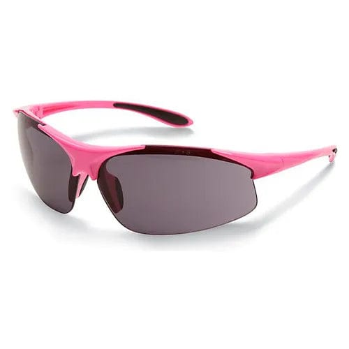 Centerline Dynamics PPE ERB Ella Safety Glasses - Smoke Lens - Pink