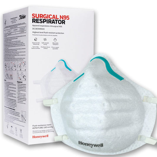 Centerline Dynamics PPE Honeywell Safety DC365 Surgical N95 Respirator, 20/Box