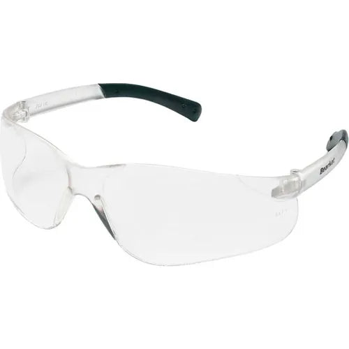 Centerline Dynamics PPE MCR Safety BK110 Crews BearKat Safety Glasses with Clear Lens Soft Non-Slip Temple Material