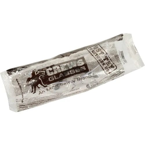 Centerline Dynamics PPE MCR Safety BK110 Crews BearKat Safety Glasses with Clear Lens Soft Non-Slip Temple Material