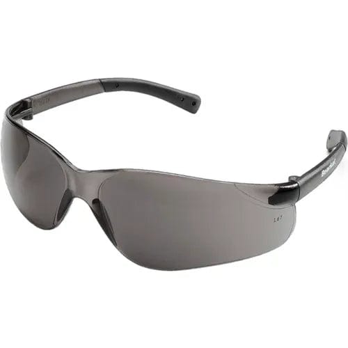 Centerline Dynamics PPE MCR Safety BK112 Safety Glasses with Gray Lens Soft Non-Slip Temple Material
