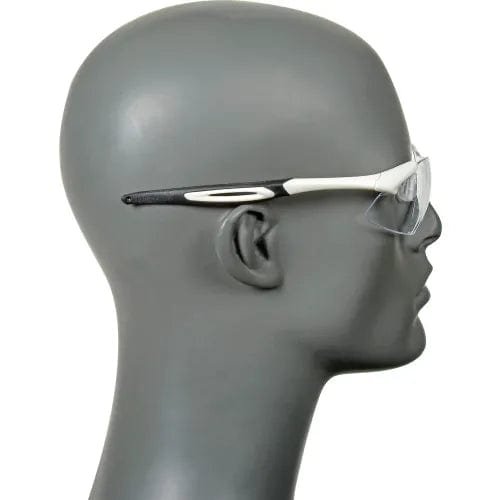 Centerline Dynamics PPE MCR Safety IA130AF Inertia® Safety Glasses, White Frame, Clear Anti-Fog Lens