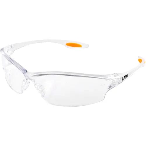 Centerline Dynamics PPE MCR Safety LW210 Law® LW2 Safety Glasses , Clear Lens