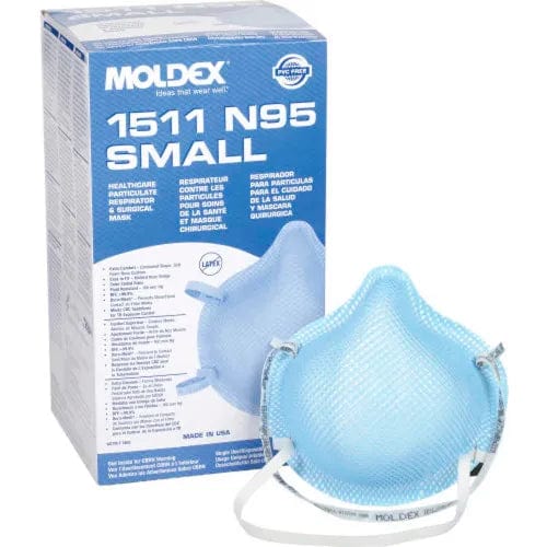 Centerline Dynamics PPE Moldex 1500 Series N95 Respirator & Surgical Mask, Low Profile, 20/Box, 1517