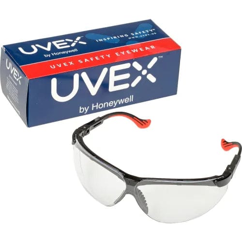 Centerline Dynamics PPE Uvex® S3300HS Genesis XC Safety Glasses, Black Frame, Clear HS Lens