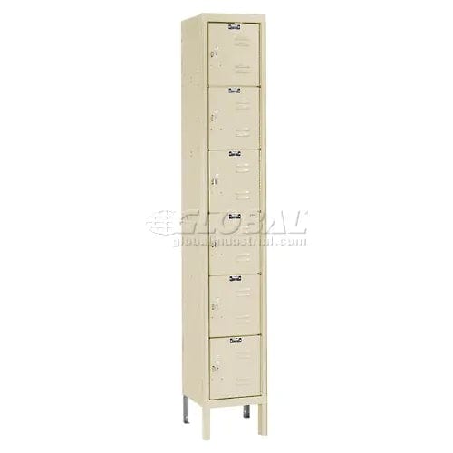 Centerline Dynamics Premium Kd Box Lockers 6-Tier 6 Door Premium Locker, 12"W x 12"D x 78"H