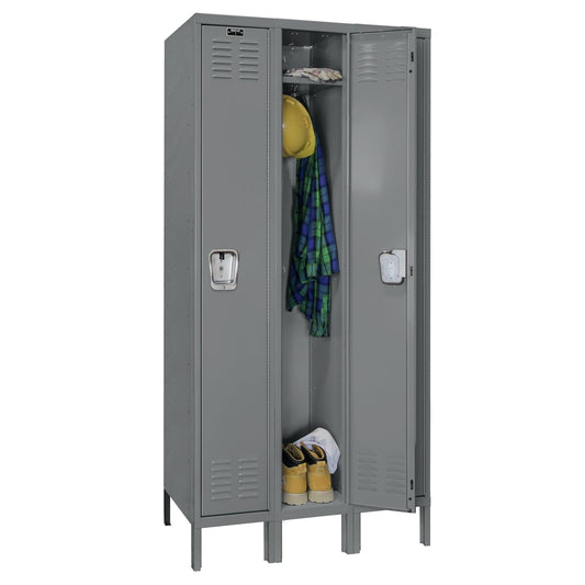 Centerline Dynamics Premium Wardrobe Lockers Hallowell 1-Tier 3 Door Premium Locker Assembled