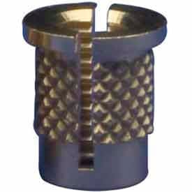 Centerline Dynamics Press Insert 8-32 Reverse Slot Press Insert, 260-008-Rs, Brass