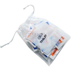 Centerline Dynamics Pull Tite Drawstring Bags Global Industrial Polypropylene Pull-Tite Drawstring Bag, 15" x 18", Pkg Qty 1000, 1.5 mil