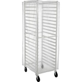 Centerline Dynamics Rack Cover Winholt Clear Plastic, 3 Zippers, Bakery Rack Cover