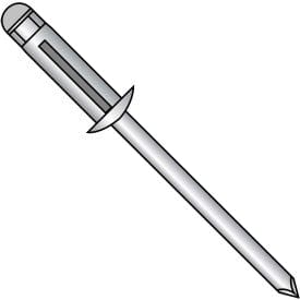 Centerline Dynamics Rivets Aluminum Trebol Dome Head Rivet - 3/16 x .039 -0.118, Pkg of 2000