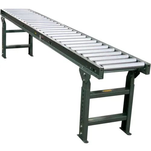 Centerline Dynamics Roller Conveyors Hytrol® 10 Ft. - 18"W - 1.9" Dia. Galvanized Rollers - 15" Between Rails - 3" Roller Centers