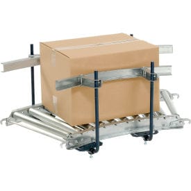 Centerline Dynamics Roller Conveyors Steel Guard Rail Kit (Pair) for Omni Metalcraft 10' Straight Roller Conveyor GCBS-10-1.6-A