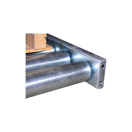 Centerline Dynamics Roller Conveyors Vestil CONV-52-5-2-3L-Z - 5'L Galvanized Steel Pallet Floor Conveyor 5000 Lb. Cap.