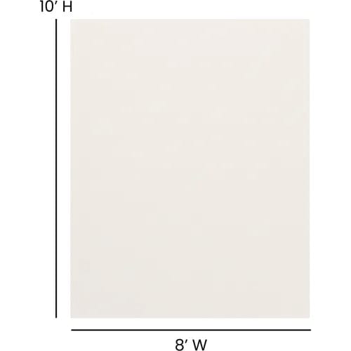 Centerline Dynamics Rugs Non Slip Rug Pad for 8' x 10' Area Rug, White