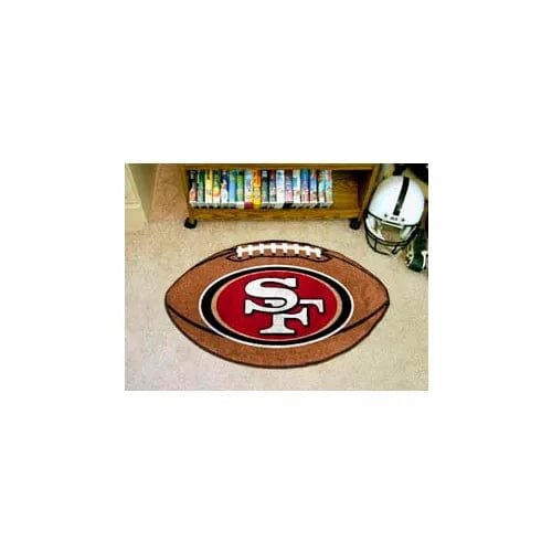 Centerline Dynamics Rugs San Francisco 49Ers Football Rug 1/4" Thick 2' x 3'