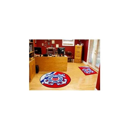 Centerline Dynamics Rugs US Coast Guard Round Rug 1/4" Thick 44" Diameter