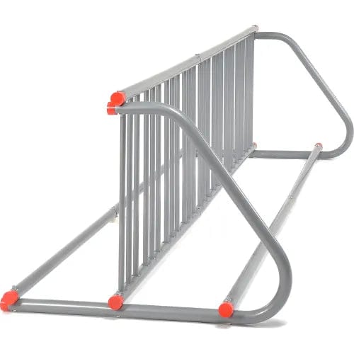 Centerline Dynamics Safety Railings Double-Sided Grid Bike Rack, 18-Bike Capacity, Powder Coated Steel