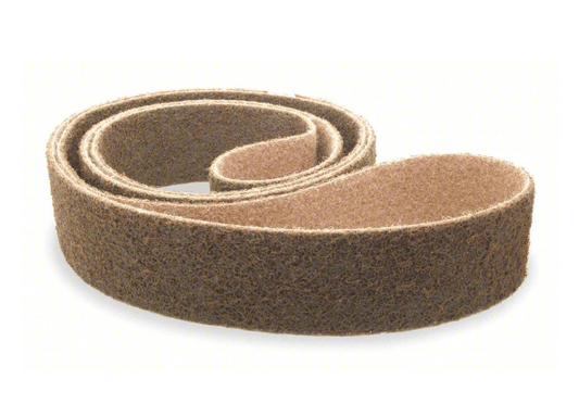 Centerline Dynamics Sanding Belt: 1/2 in W x 12 in L Aluminum Oxide, 100 Grit, X Wt Polyester Backing