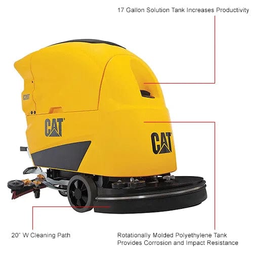 Centerline Dynamics Scrubbers & Floor Machines Auto Floor Scrubber With Traction Drive, 20" Cleaning Path
