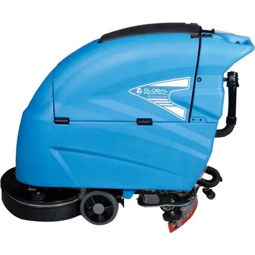 Centerline Dynamics Scrubbers & Floor Machines Global Industrial™ Auto Floor Scrubber With Traction Drive, 26" Cleaning Path