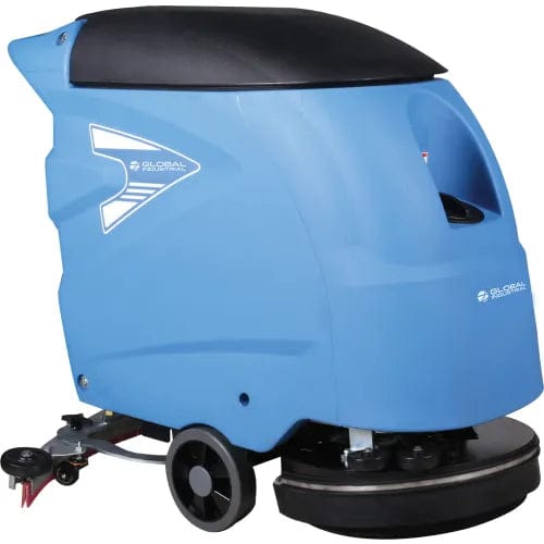 Centerline Dynamics Scrubbers & Floor Machines Global Industrial™ Auto Walk-Behind Floor Scrubber, 18" Cleaning Path