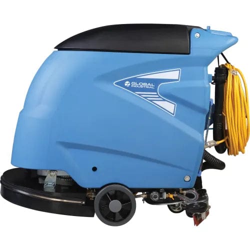 Centerline Dynamics Scrubbers & Floor Machines Global Industrial™ Electric Walk-Behind Auto Floor Scrubber, 20" Cleaning Path