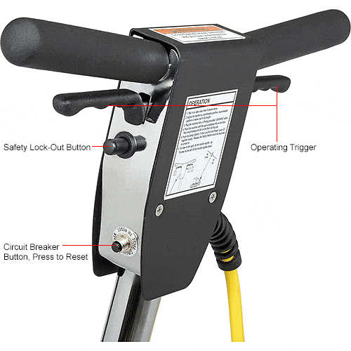 Centerline Dynamics Scrubbers & Floor Machines Global Industrial™ Low Speed Floor Machine, 17" Cleaning Path