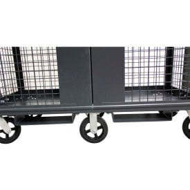 Centerline Dynamics Security Trucks Fork Pockets (4) F89558 for Valley Craft® Security Truck, Gray