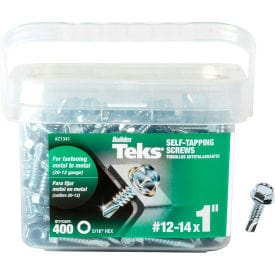 Centerline Dynamics Self Drilling Screws Drill Point Screw - #12-14 x 1" - Hex Head - Pkg of 400