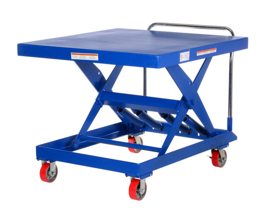 Centerline Dynamics Self Elevating Table Vestil Steel Auto Hite Cart 47 In. x 42 In. x 37-5/8 In. 1,000 Lb. Capacity
