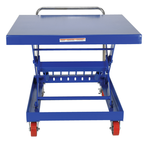 Centerline Dynamics Self Elevating Table Vestil Steel Auto Hite Cart 47 In. x 42 In. x 37-5/8 In. 500 Lb. Capacity