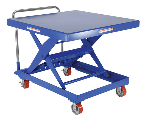 Centerline Dynamics Self Elevating Table Vestil Steel Auto Hite Cart 47 In. x 42 In. x 37-5/8 In. 500 Lb. Capacity