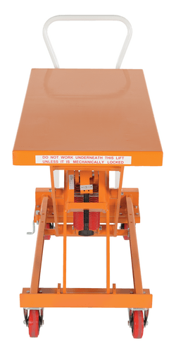 Centerline Dynamics Self Elevating Table Vestil Steel Auto Hite Cart 48-1/2 In. x 20-1/2 In. x 35-1/2 In. 800 Lb. Capacity