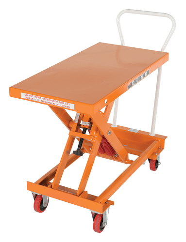 Centerline Dynamics Self Elevating Table Vestil Steel Auto Hite Cart 48-1/2 In. x 20-1/2 In. x 35-1/2 In. 800 Lb. Capacity