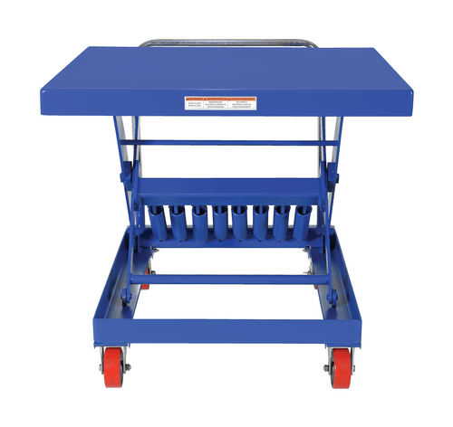 Centerline Dynamics Self Elevating Table Vestil Steel Auto Hite Cart 48-3/16 In. x 42 In. x 37-5/8 In. 2,000 Lb. Capacity