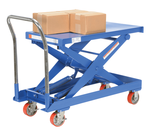 Centerline Dynamics Self Elevating Table Vestil Steel Auto Hite Cart 49-1/8 In. x 20-3/8 In. x 37-11/16 In. 500 Lb. Capacity