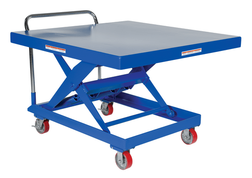 Centerline Dynamics Self Elevating Table Vestil Steel Auto Hite Cart 50-3/4 In. x 48 In. x 37-5/8 In. 1,000 Lb. Capacity