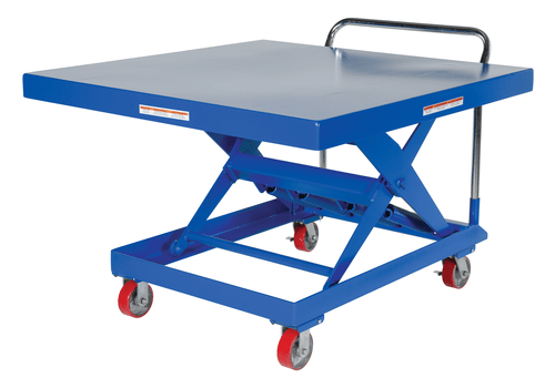 Centerline Dynamics Self Elevating Table Vestil Steel Auto Hite Cart 50-3/4 In. x 48 In. x 37-5/8 In. 1,000 Lb. Capacity
