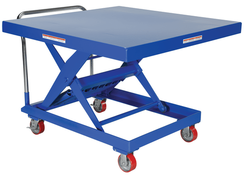 Centerline Dynamics Self Elevating Table Vestil Steel Auto Hite Cart 50-3/4 In. x 48 In. x 37-5/8 In. 2,000 Lb. Capacity