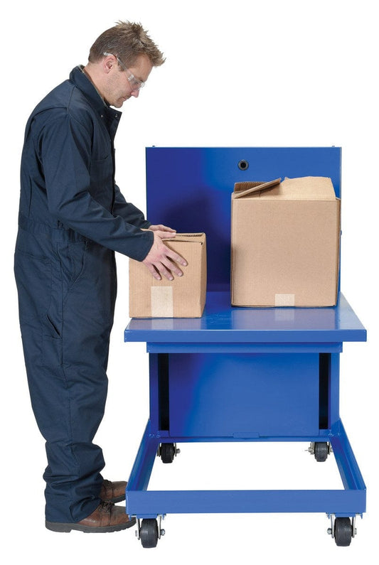 Centerline Dynamics Self Elevating Table Vestil Steel Self Elevating Spring Table 20 In. x 20 In. 840 Lb. Capacity