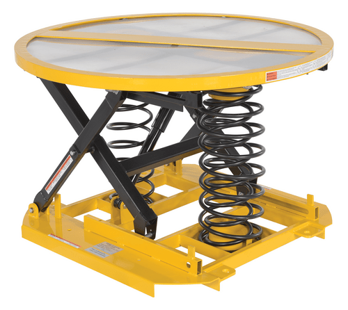 Centerline Dynamics Self Elevating Table Vestil Steel Spring Scissor Table 4,500 Lb. Capacity