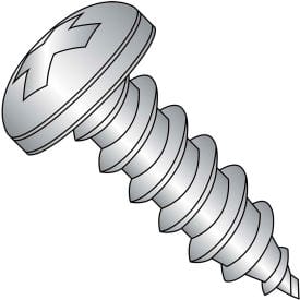 Centerline Dynamics Sheet Metal Screw Self Tapping Screw - #10 x 1/2" - Phillips Pan Head - Type A - FT - 18-8 (A2) SS - Pkg of 1000