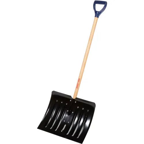 Centerline Dynamics Shovels TrueTemper® 1640700 18" Steel Blade Combo Snow Shovel W/ Wood D-Grip Handle
