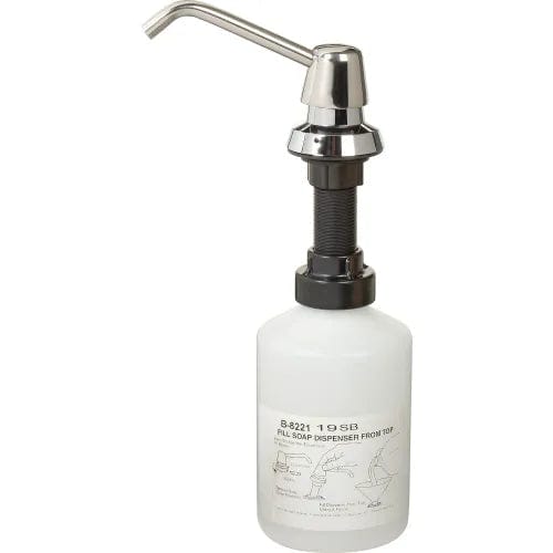 Centerline Dynamics Soap & Sanitizer Dispensers Bobrick® 20-oz. Liquid & Lotion Soap Dispenser - 4" Spout - B-8221