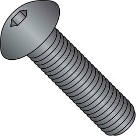 Centerline Dynamics Socket Screws 8-32 x 1/2" Button Socket Cap Screw Steel Alloy Thermal Black Oxide FT UNC 100 Pk