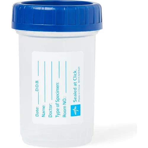 Centerline Dynamics Specimen Bags & Containers Click-N-Close Pneumatic Tube Specimen Container, OR Sterile, 4 oz., Pack of 100