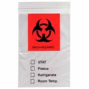 Centerline Dynamics Specimen Bags & Containers Reclosable Biohazard Specimen Bags, 3-Ply, 2 mil, 8" x 10", Clear, 1000 per Case